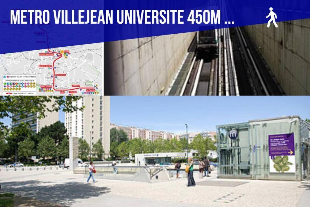 Auteuil • 4 Chambres • Wifi • Metro A 400M Rennes Luaran gambar