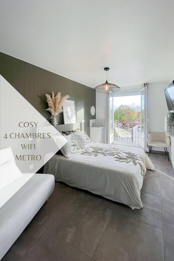 Auteuil • 4 Chambres • Wifi • Metro A 400M Rennes Luaran gambar